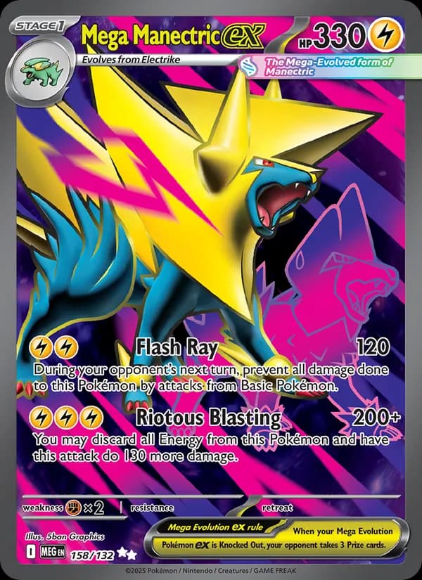 Mega Manectric ex - Mega Evolution 158