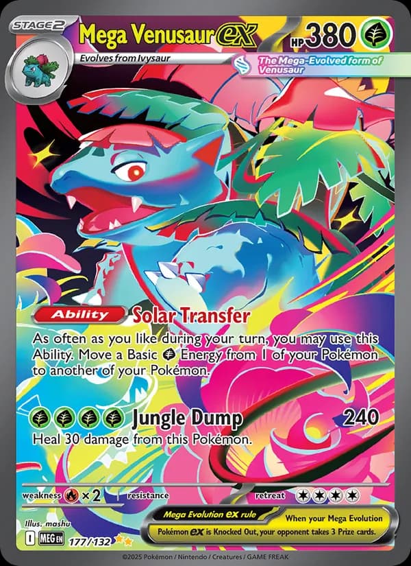 Mega Venusaur ex - Mega Evolution 177