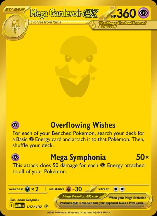 Mega Gardevoir ex - Mega Evolution 187