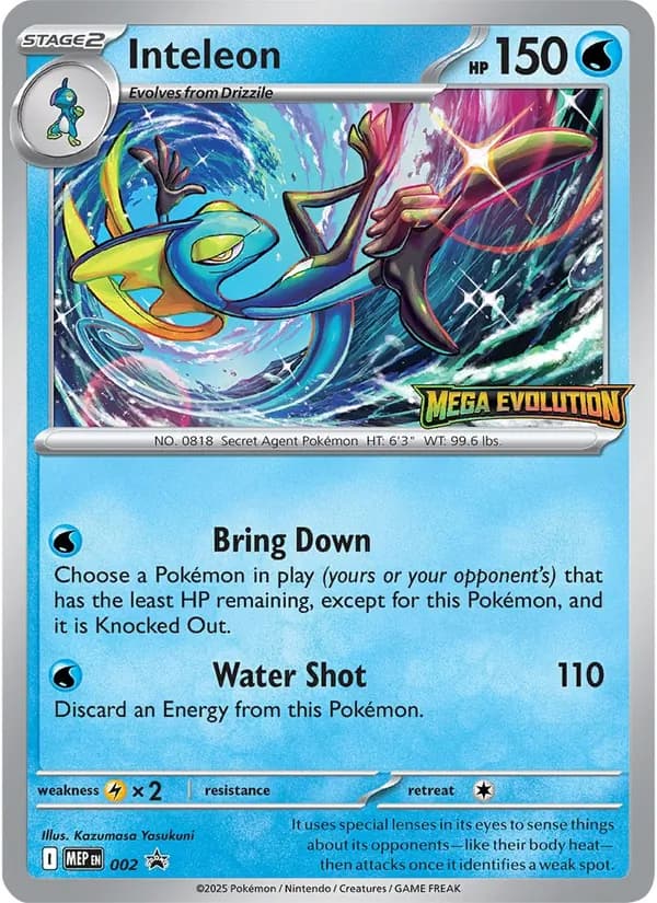 Inteleon - MEGA Evolution Promo's 002