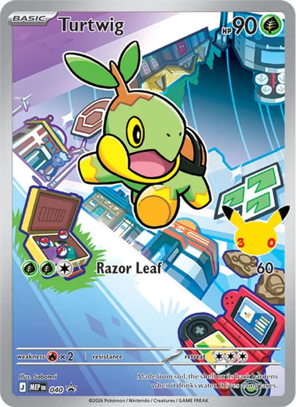 Turtwig - MEGA Evolution Promo's 040