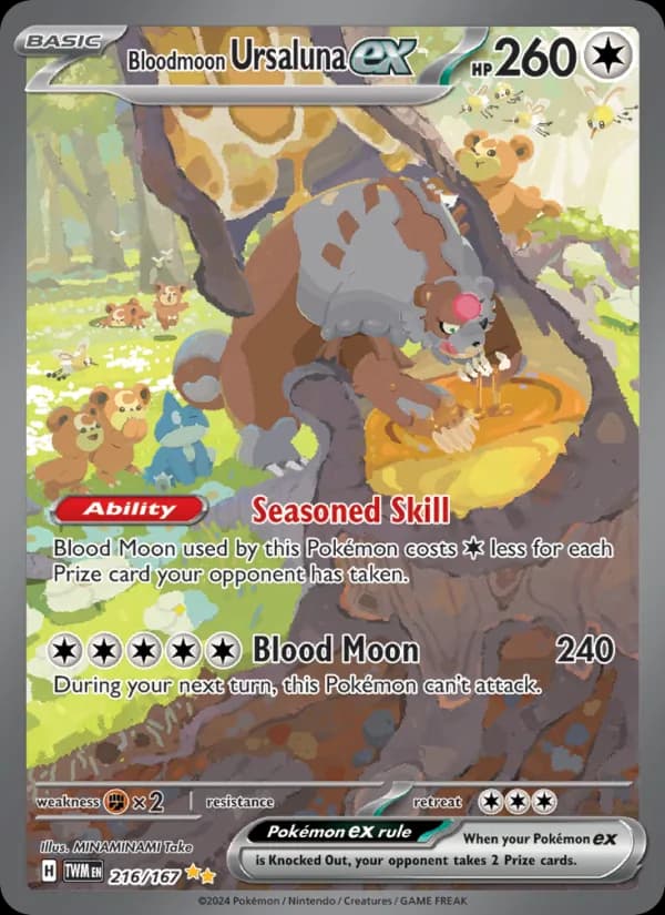Bloodmoon Ursaluna ex - Twilight Masquerade 216