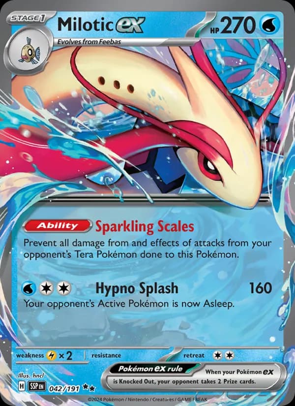 Milotic ex - Surging Sparks 42