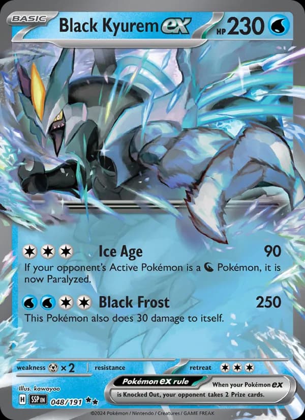 Black Kyurem ex - Surging Sparks 048