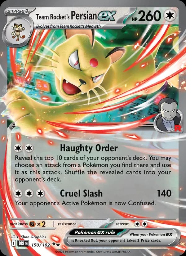 Team Rocket's Persian ex - Destined Rivals 150