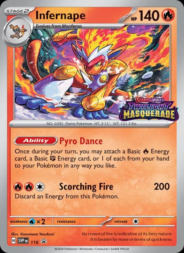 Infernape - SV Black Star Promos 116