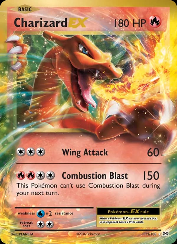Charizard EX - Evolutions 12