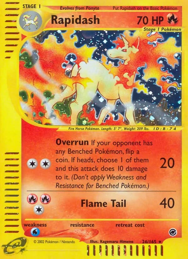 Rapidash - The Expedition Base Set 26
