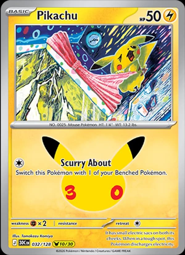 Pikachu - 30th Celebration 32