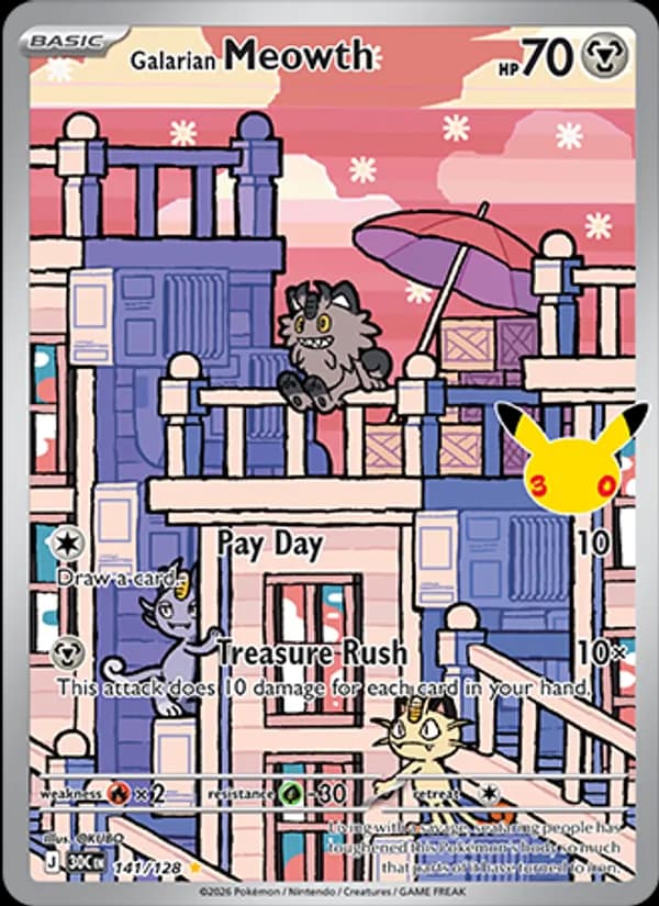 Galarian Meowth - 30th Celebration 141