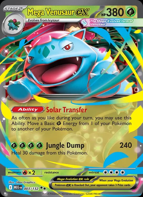 Mega Venusaur ex - Mega Evolution 3