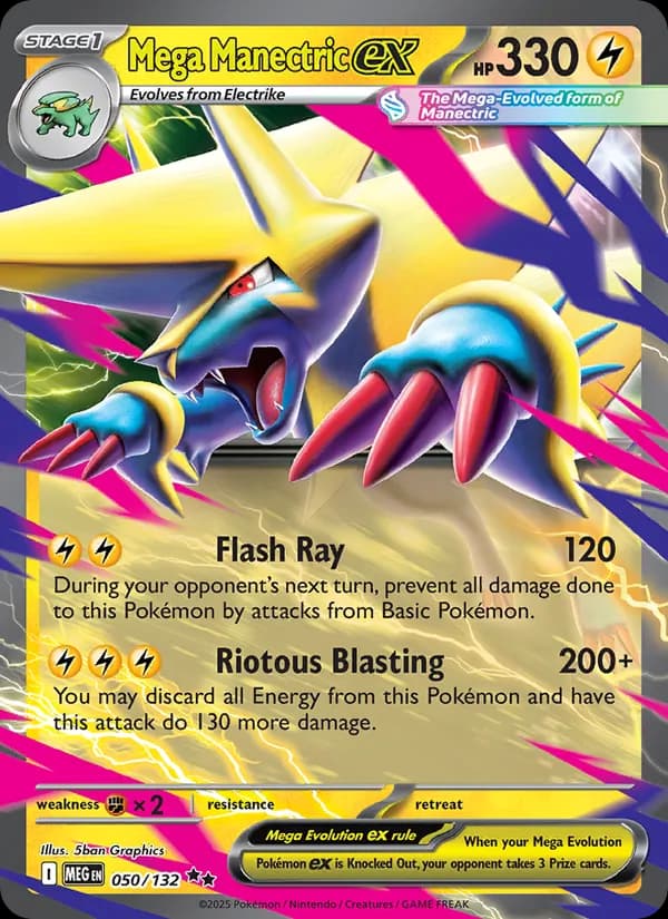 Mega Manectric ex - Mega Evolution 50