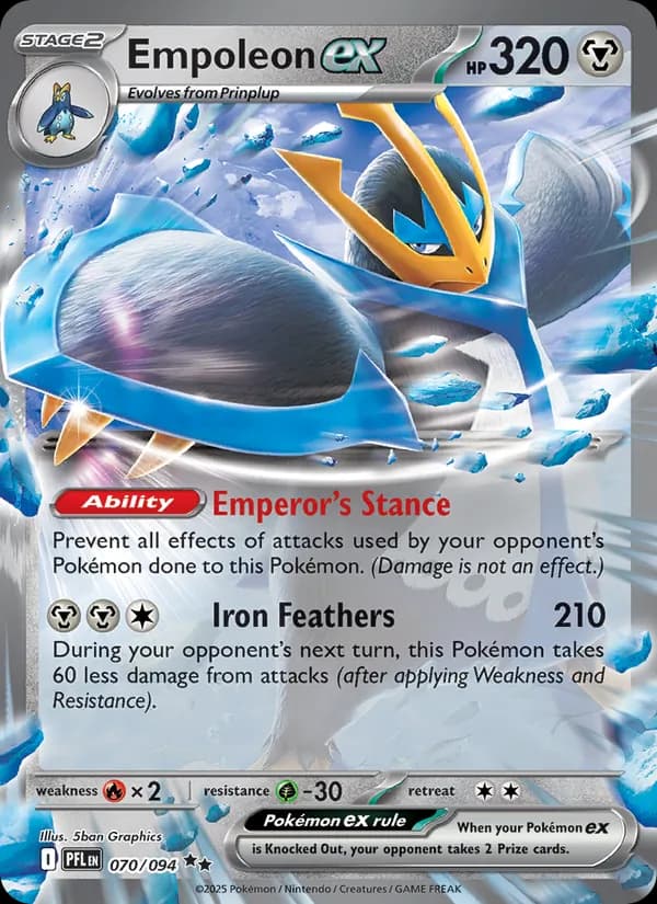 Empoleon ex - Phantasmal Flames 70