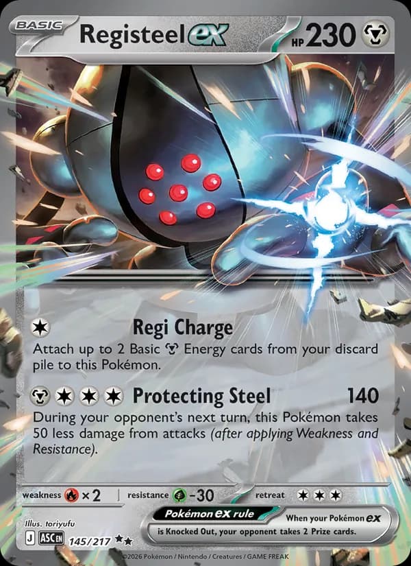 Registeel ex - Ascended Heroes 145