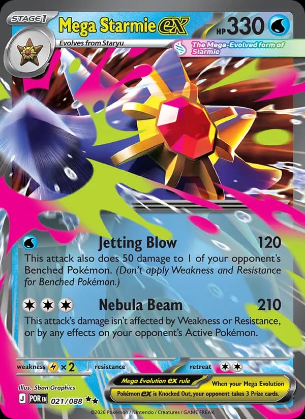 Mega Starmie ex - Perfect Order 21