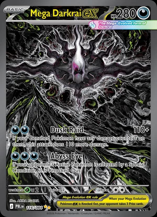 Mega Darkrai Ex - Pitch Black 116
