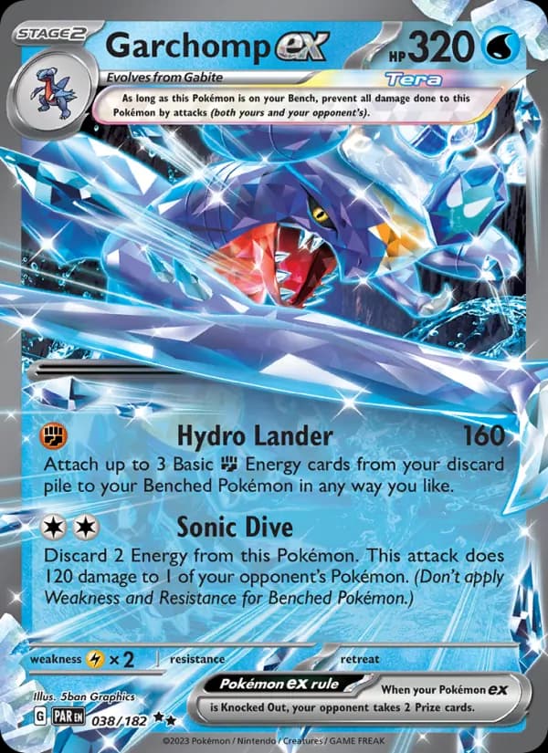 Garchomp ex - Paradox Rift 38