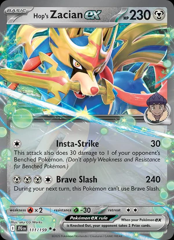 Hop's Zacian ex - Journey Together 111