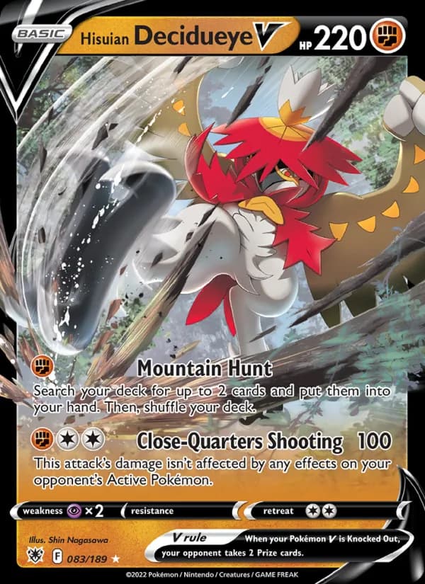 Hisuian Decidueye V - Astral Radiance 083