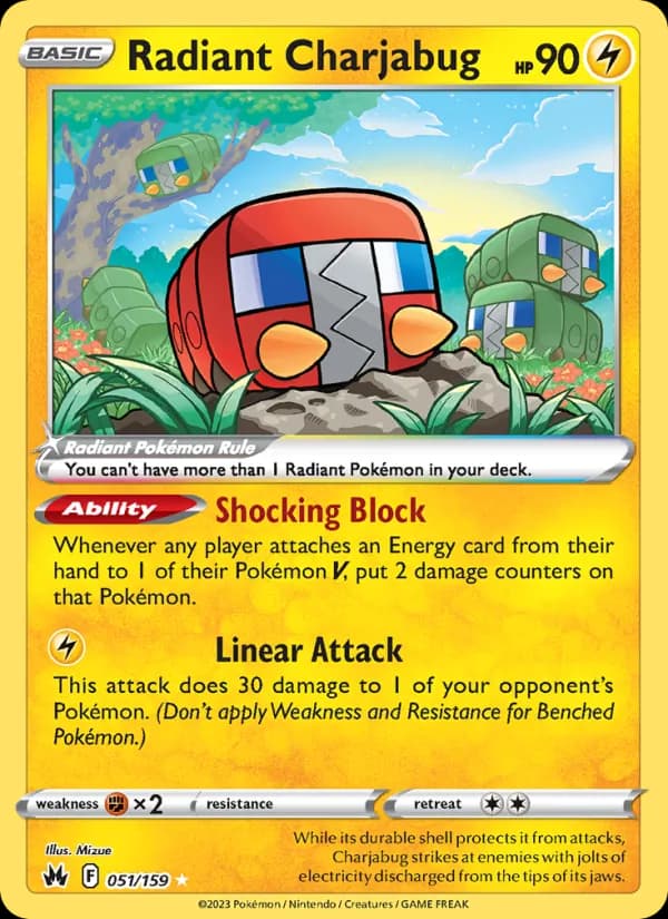 Radiant Charjabug - Crown Zenith 51