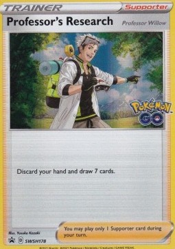 Professor's Research - Professor Willow - SWSH Black Star Promos 178