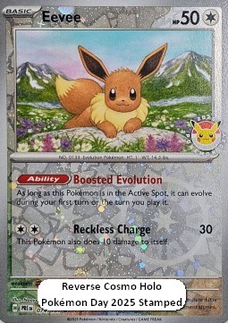 Eevee (Reverse Cosmos Holo) - Prismatic 74