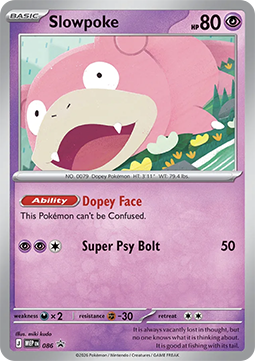 Slowpoke - MEGA Evolution Promo's 086