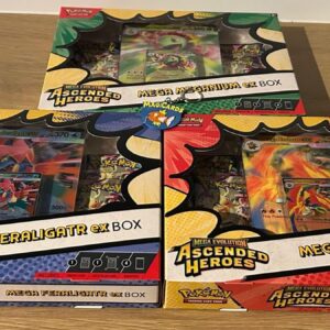 Ascended Heroes Ex bot set van 3