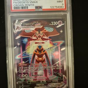 Deoxys VMAX CRZ GG45 PSA9