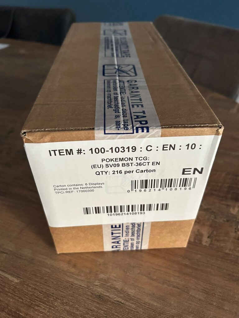 Sealed Case JTG boosterboxen